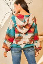 Load image into Gallery viewer, Oversized Aztec Hoodie