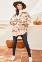 Load image into Gallery viewer, Oversized Aztec Button Down