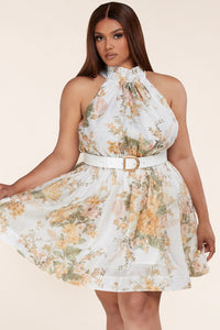 Azure Midi Dress