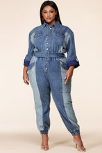 Load image into Gallery viewer, Plus Denim Jumpsuit