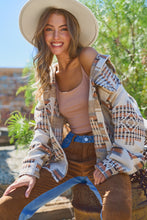 Load image into Gallery viewer, Loose Fit Aztec Shacket