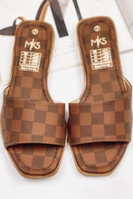 Load image into Gallery viewer, Island Vibes Checkered Sandals