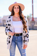 Load image into Gallery viewer, Loose Fit Distressed Animal Print Cardigans
