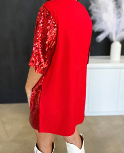 Preorder Ships 11/22 Holly Sequin Tunic