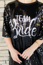 Load image into Gallery viewer, Preorder Ships 2/12 Team Bride Sequin Tunic