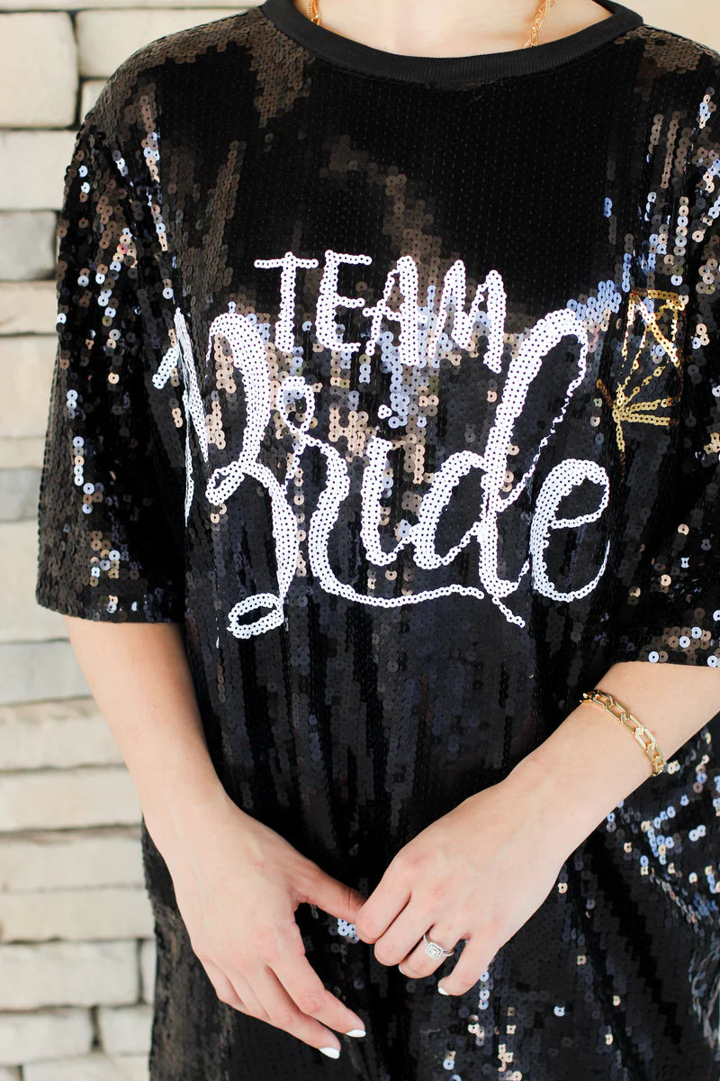 Preorder Ships 2/12 Team Bride Sequin Tunic
